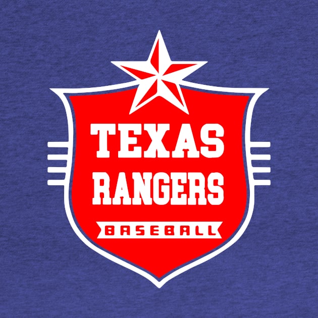 Texas Rangers Label by Throwzack